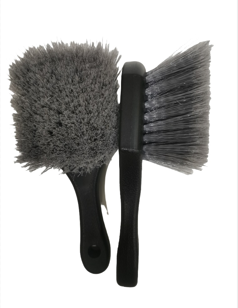 Car Cleaning Tools Tire Brush Short Handle Carpet Brush Wheel Hub Cleaning Brush Strong PVC
