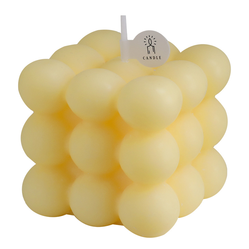 Adornos de fragancias de alta gama, recuerdos creativos, regalos personalizados transfronterizos, velas aromáticas cúbicas hechas a mano