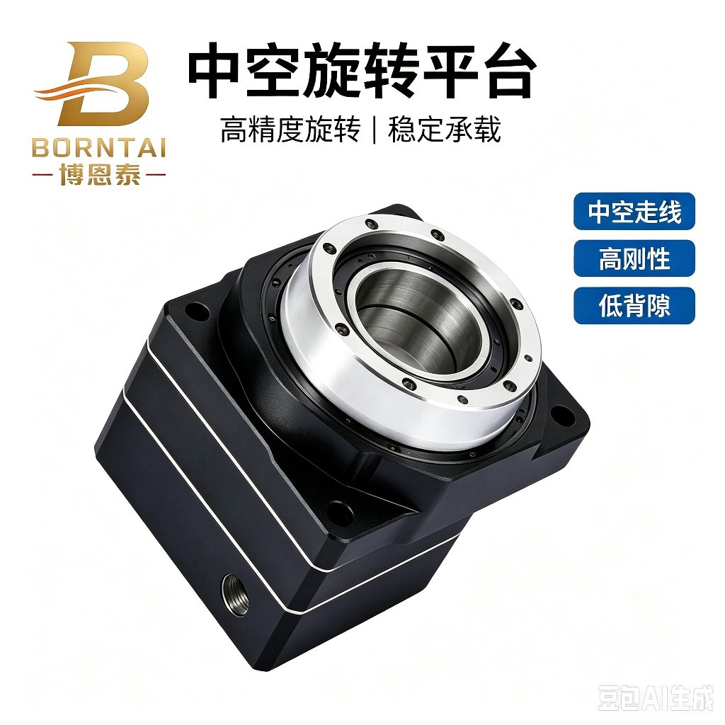 130型中空旋转平台M130-10内孔62MM配伺服/步进电机厂价直销包邮