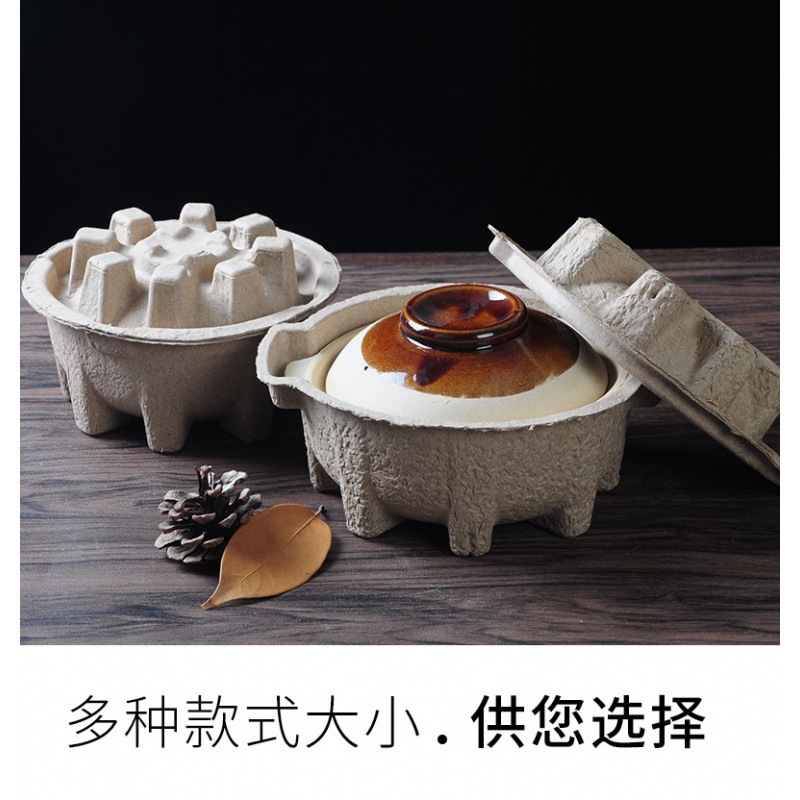 煲仔饭砂锅一次性外卖明火打包粗陶小号陶瓷鲍鱼鲍汁捞饭耐热外带|undefined