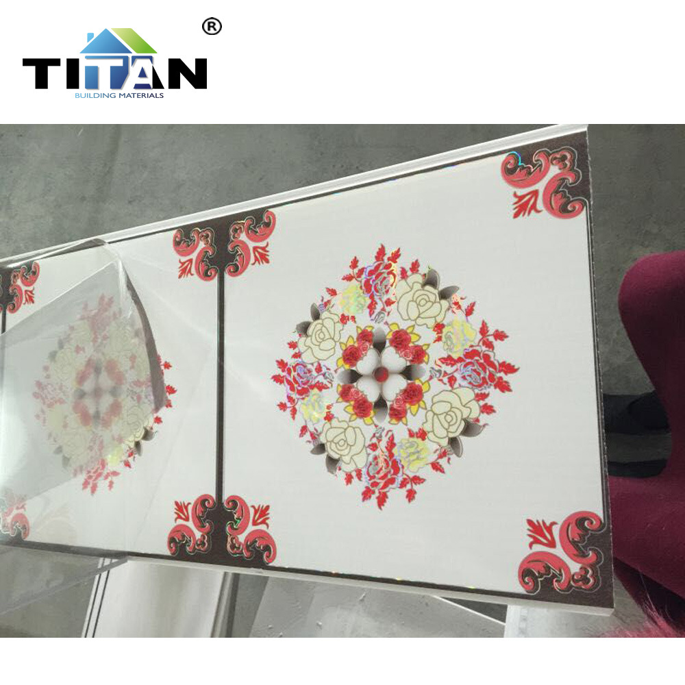 Panel de revestimiento de rollo impreso del fabricante de comercio exterior de refuerzo de PVC de tablero africano de 20 cm