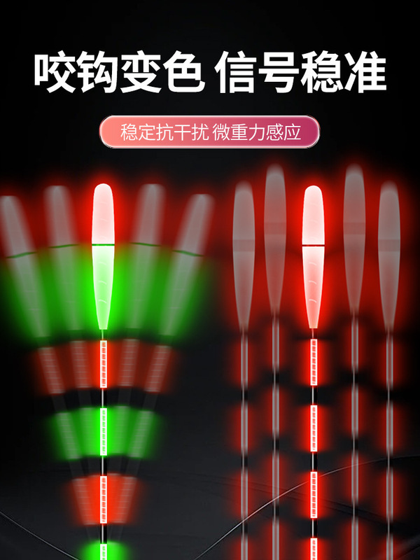 高灵敏7目2目加粗日夜两用夜光漂超亮醒目电子漂夜钓鲫鱼漂浮漂|undefined