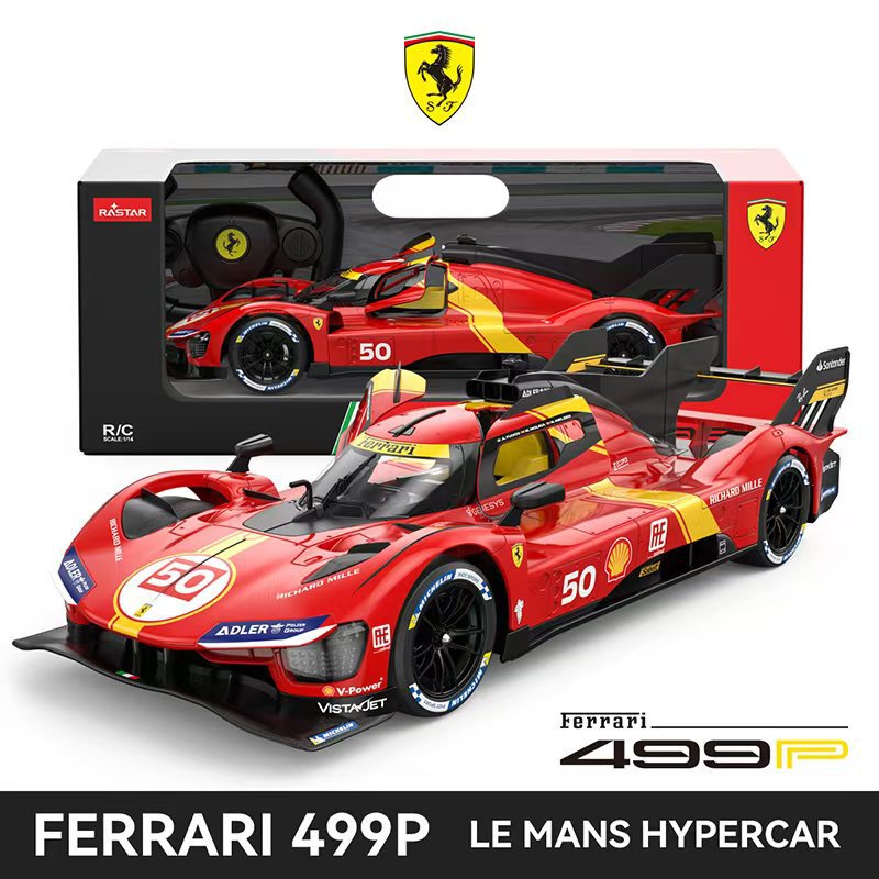 Xinghui Rastar Ferrari 499P High-Speed Rc Remote Control Car Racing Boy Kidsren's Toy Sports Car Gift