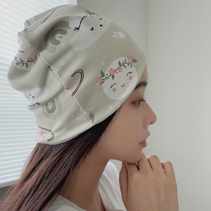 Онлайн шапка для родов знаменитостей Послеродовая весенне-Осенняя шапка женская Милая шапка из чистого хлопка для беременных выписка из зимы осень и зима