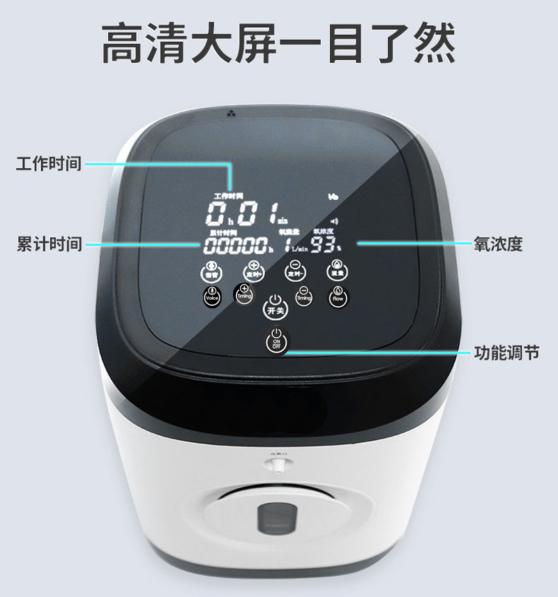 Oxygen generator household small oxygenator outdoor car oxygen bar to carry travel oxygenator air purifier