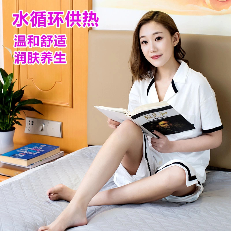 Pregnant women's water-heated electric heating pad single-person student dormitory double-control household safe silent water-heated electric quilt electric pad