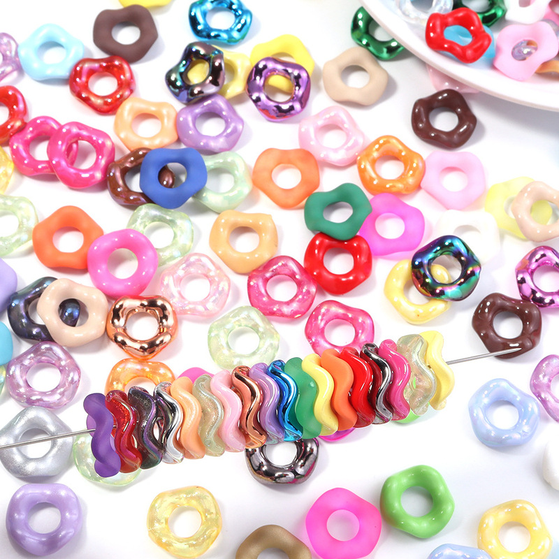 Acrylic Fringe Tiered Lace Beads Vertical Hole String Beads Pen Beads Phone Chain Bag Pendant DIY Multi-Color Mixed Batch Acrylic Fringe Tiered Lace Beads Vertical Hole String Beads Pen Beads Phone Chain Bag Pendant DIY Multi-Color Mixed Batch
