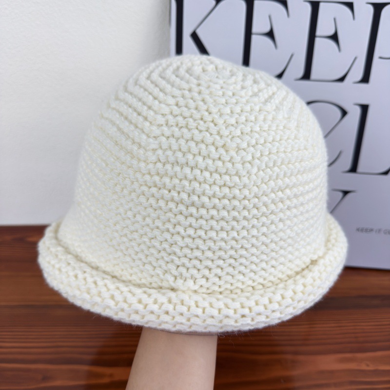 Sombrero Pescador Tejido para Mujer de Lana Cálido para Otoño e Invierno image 10