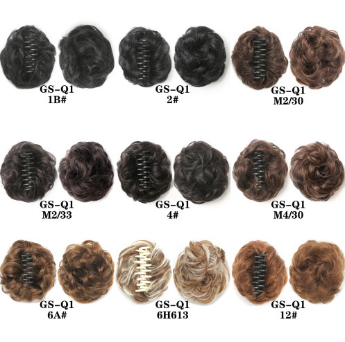 Fábrica directa pelucas europeas y americanas damas agarrar clip anillo de cabello garra de tigre 8 dientes bolsa de cabello agarrar tipo bandeja de flores 50g