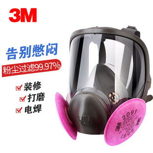 Genuine 3m6800 Silicone Anti-Virus Suit Anti-Decoration Polishing Suit Construction Site Laboratory