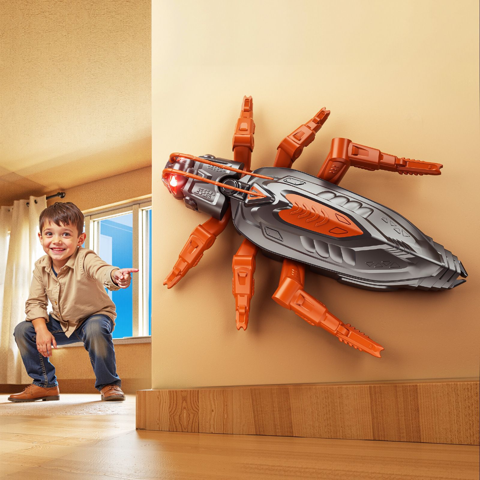 Explosiones transfronterizas de control remoto eléctrico infantil simulación de lagarto trepar pared juguetes reptiles novedad juguetes divertidos
