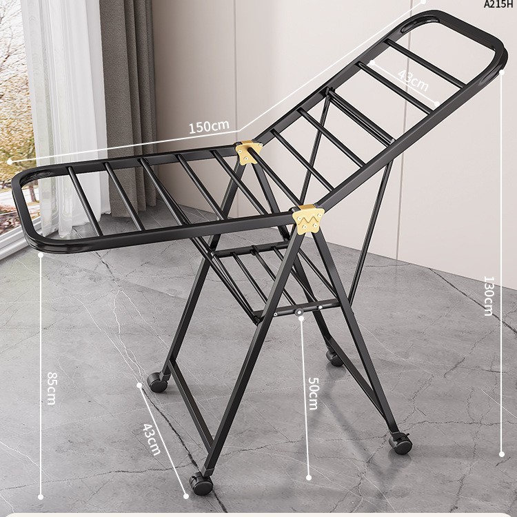 Percha de secado plegable para piso doméstico dormitorio balcón percha de secado para bebés interiores colgante de secado frío colcha de secado artefacto mágico image 10