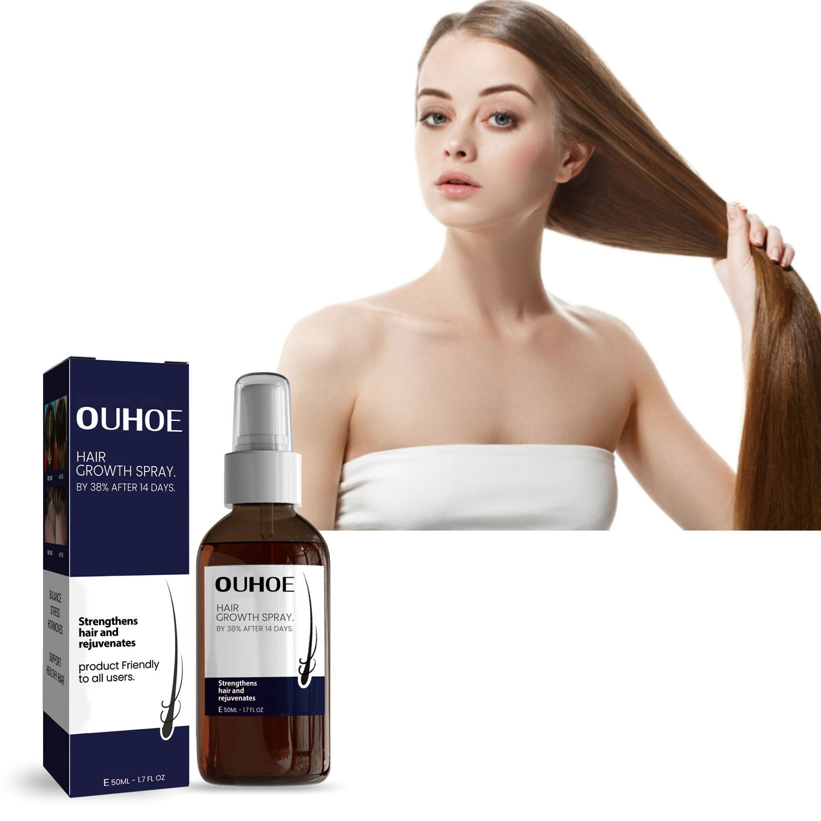 Ouhoe Hair Care Spray Hair Moisturizing Nourishing Hair Treatment Hydrating Care
