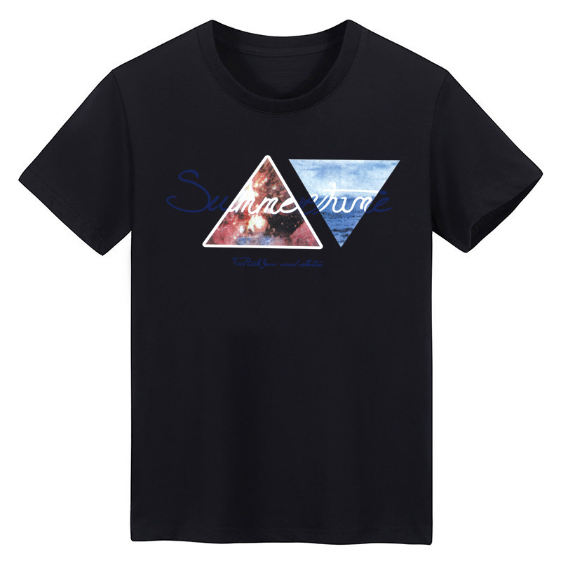 Camisa de manga corta de los hombres de verano nueva moda Moda impresión coreana delgada oferta de comercio exterior en stock al por mayor camisa de fondo