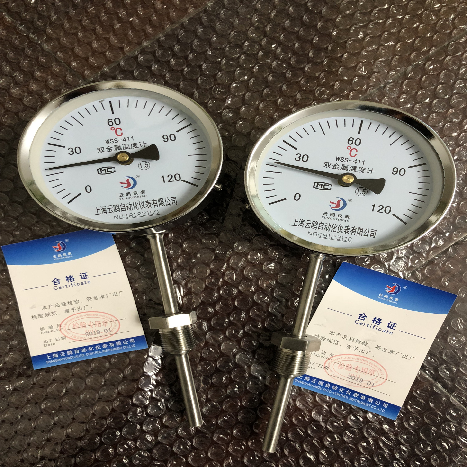 WSS-315WSS-414径向型双金属温度计WSS-424