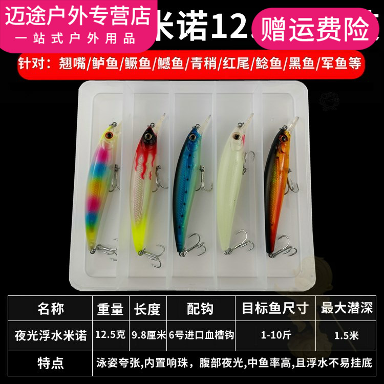 Sinking Minnow Fishing Lures  Hard Plastic Baits Fresh Water Bass Swimbait Tackle Gear