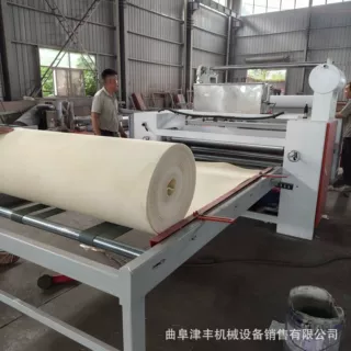 XPE皮革热熔胶复合机 XPE增厚机 聚氨酯发泡棉植绒布贴合机
