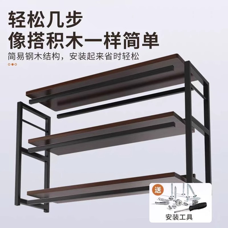 Estante de piso simple multicapa pequeño estante de biblioteca dormitorio junto al escritorio de la pared integrado estante de almacenamiento de oficina