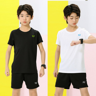 Children's badminton clothes boys and girls clothes student tennis clothes table tennis clothes children training training clothes 3687