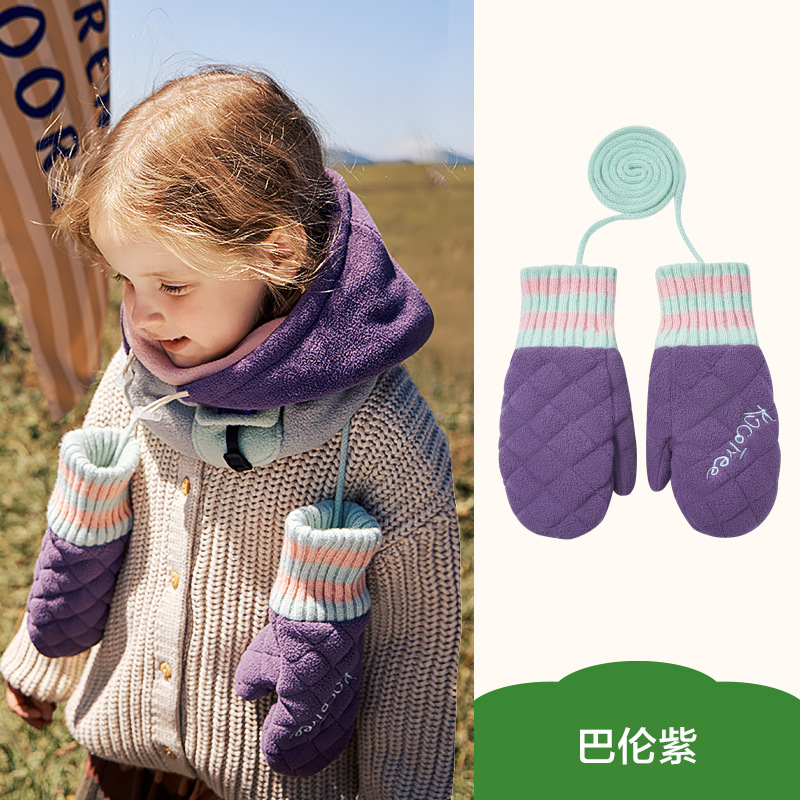 KK Árbol de Los Niños guantes invierno Niñas estudiantes La Escuela Primaria dedo especial bebé caliente engrosada clase Un antiestático