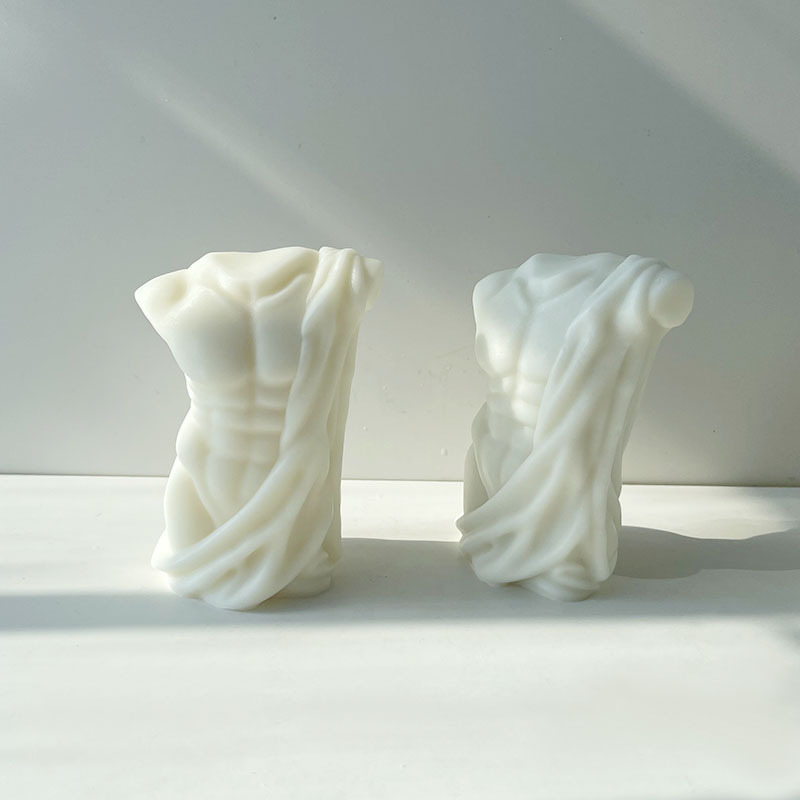 Jiahuimei cuerpo humano vela molde DIY Cuerpo Humano decoración de yeso molde de silicona en stock