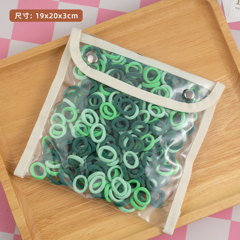 Niños de alta elasticidad cuerda de cabeza no daña cabello toallas de color anillo de cabello niñas correa de cabello bebé cabello anillo de cabello
