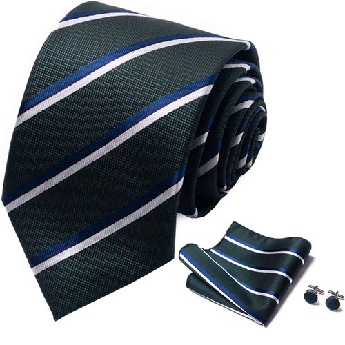 Men's Formal Suit Tie Business Wedding Set Satin Tie Pocket Square Set Guangzhou Tie Manufacturer Wholesale