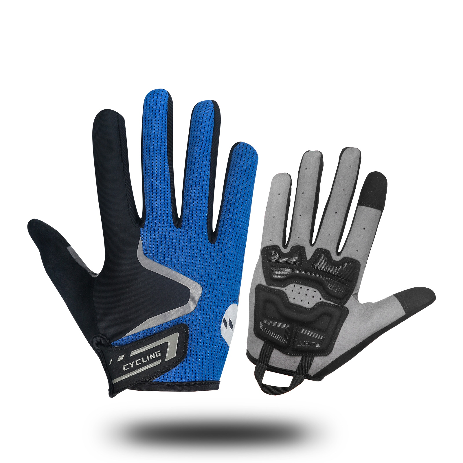 Neutral summer long finger cycling gloves men and women outdoor breathable_voghion.com