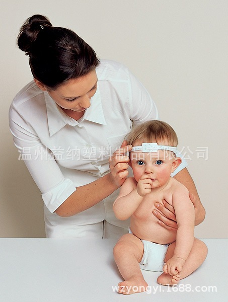订做LOGO婴幼儿头围尺 臂围尺测量刻度26.5-60CM 用于0-18岁