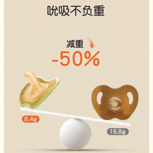 Aidooqian Sleep Type Soothing Pacifier for Newborns, Ultra-Soft, Breast Milk-like Liquid Silicone Teether, Anti-Flatulence