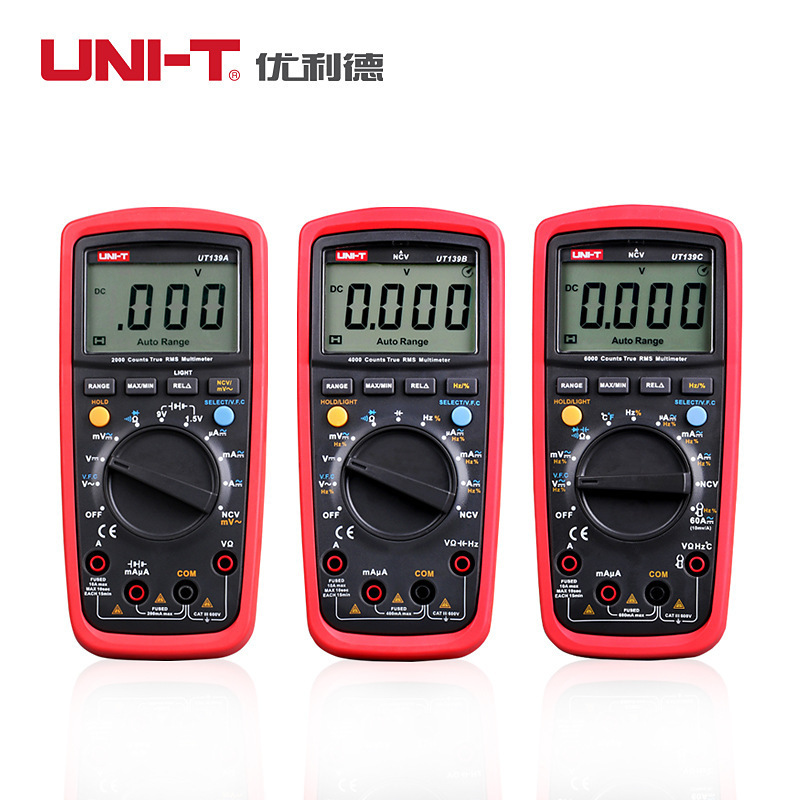 UNI-T优利德UT139E万用表多功能数字万用表UT139A自动量程万能表