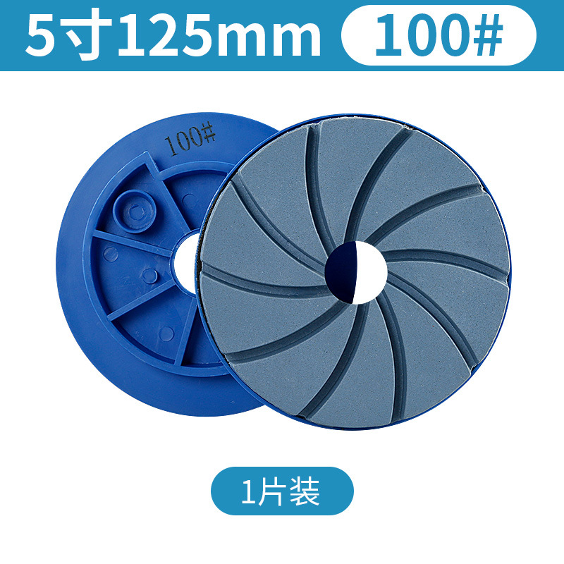 Hoja de pulido de diamante mármol piedra británica granito cerámica renovación Caracol hebilla biselado engrosado hoja de molienda