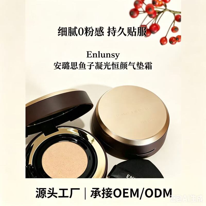 Anlusi Caviar Glow & Long-Lasting Cushion Cream, Moisturizing and Waterproof, Creamy Skin Finish, Concealer, Delicate and Breathable Anlusi Caviar Glow & Long-Lasting Cushion Cream, Moisturizing and Waterproof, Creamy Skin Finish, Concealer, Delicate and Breathable