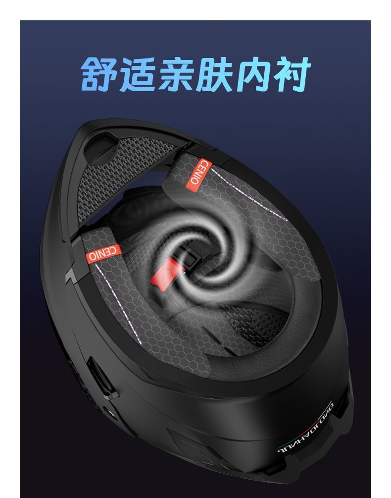 3C Motorcycle Helmet for Men, Retro Full-Face Helmet, Cool Electric Vehicle Safety Helmet, Flip-Up Cross-Border