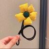 Children's hairgrip, hair accessory, flowered