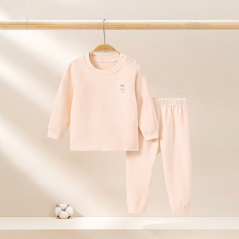 Primavera, otoño, invierno, ropa interior infantil, niños calientes, niñas y niños, dos piezas, ropa interior, pantalones de otoño