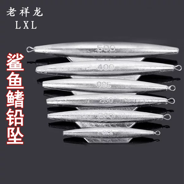 Shark fin sea fishing lead pendant sea fishing submarine fishing pendant anti-hanging bottom sea pole lead pendant fishing gear Accessories Wholesale