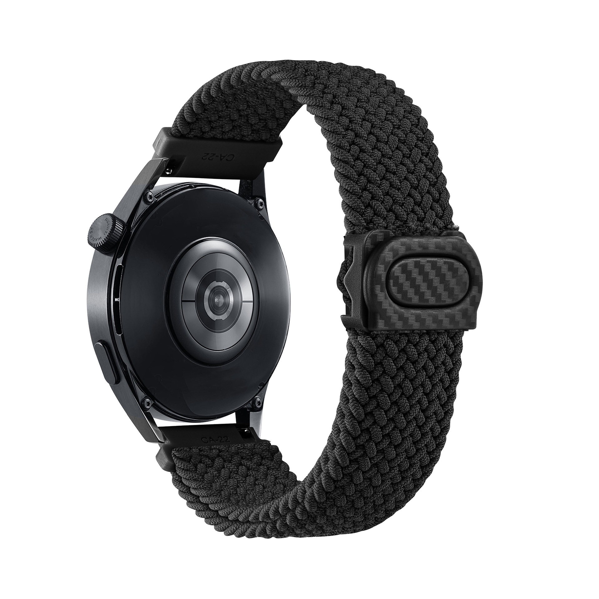 It is suitable for the carbon fiber texture snap braided strap of Samsung watch4657 and the strap of Huawei watch GT345 undefined