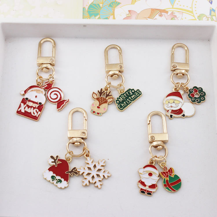 Christmas Keychain Cute Creative Elk Airpods Pendant U Disk Anti-loss Bag Zipper Buckle Accessories Christmas Keychain Cute Creative Elk Airpods Pendant U Disk Anti-loss Bag Zipper Buckle Accessories