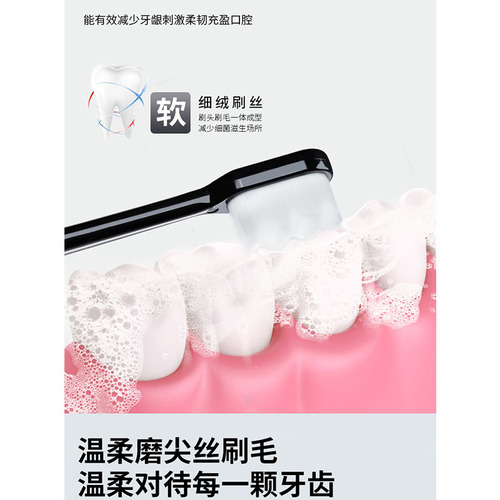 Soft bristle adult Korean toothbrush, small head, 10,000 soft bristles, individually packaged, family and pregnant toothbrush