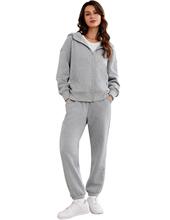 O 90207 Zip Hoodie and Pants Set �\�����b ���R�d�W���羳