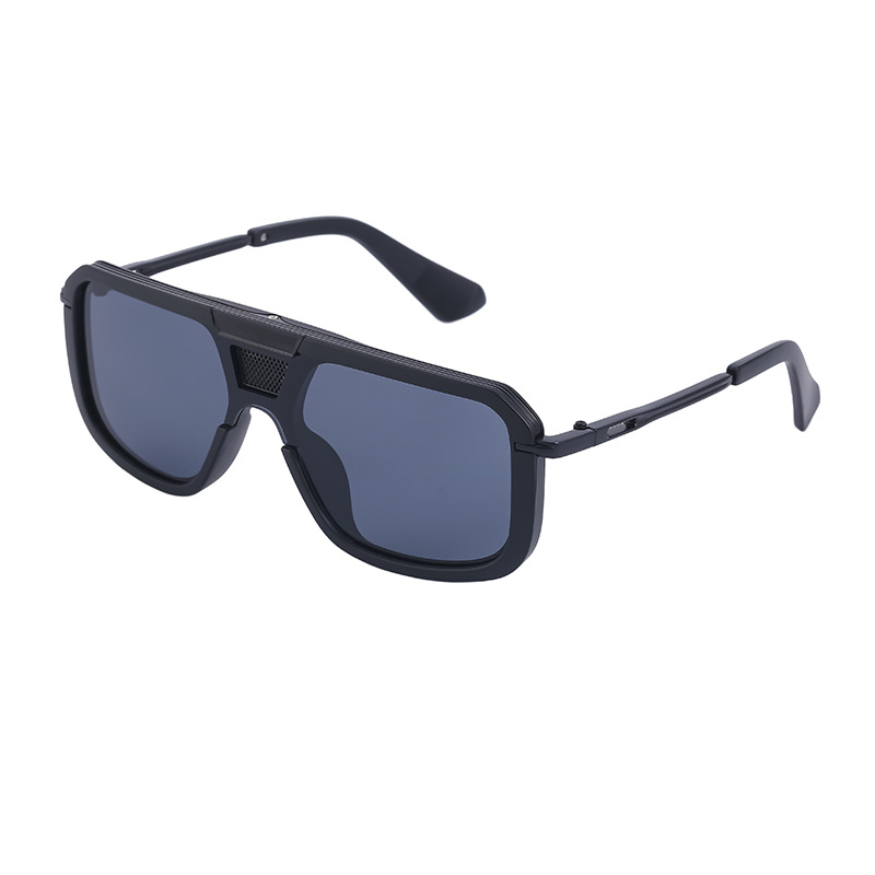2022 new retro box sunglasses men's European and American large frame sunglasses women's tide cross-border wholesale sunglasses