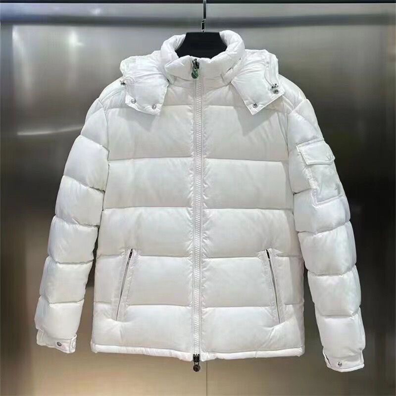 M Brand High-End Glossy No-Wash Winter down Jacket, Fashionable and Trendy for Men and Women, Thickened Warm Coat for Couples, Cold-Proof