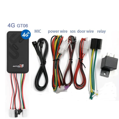 Cross-Border 4g Vehicle Tracker Gps Tracker Motorcycle Beidou Gps Tracker Car Anti-Theft (GPS Locator) - gt06-4g-version-lifetime-platform