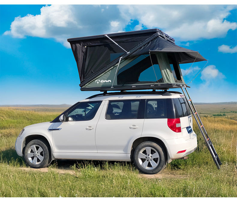 New outdoor automatic portable folding roof camping tent travel camping off-road car roof hard shell tent