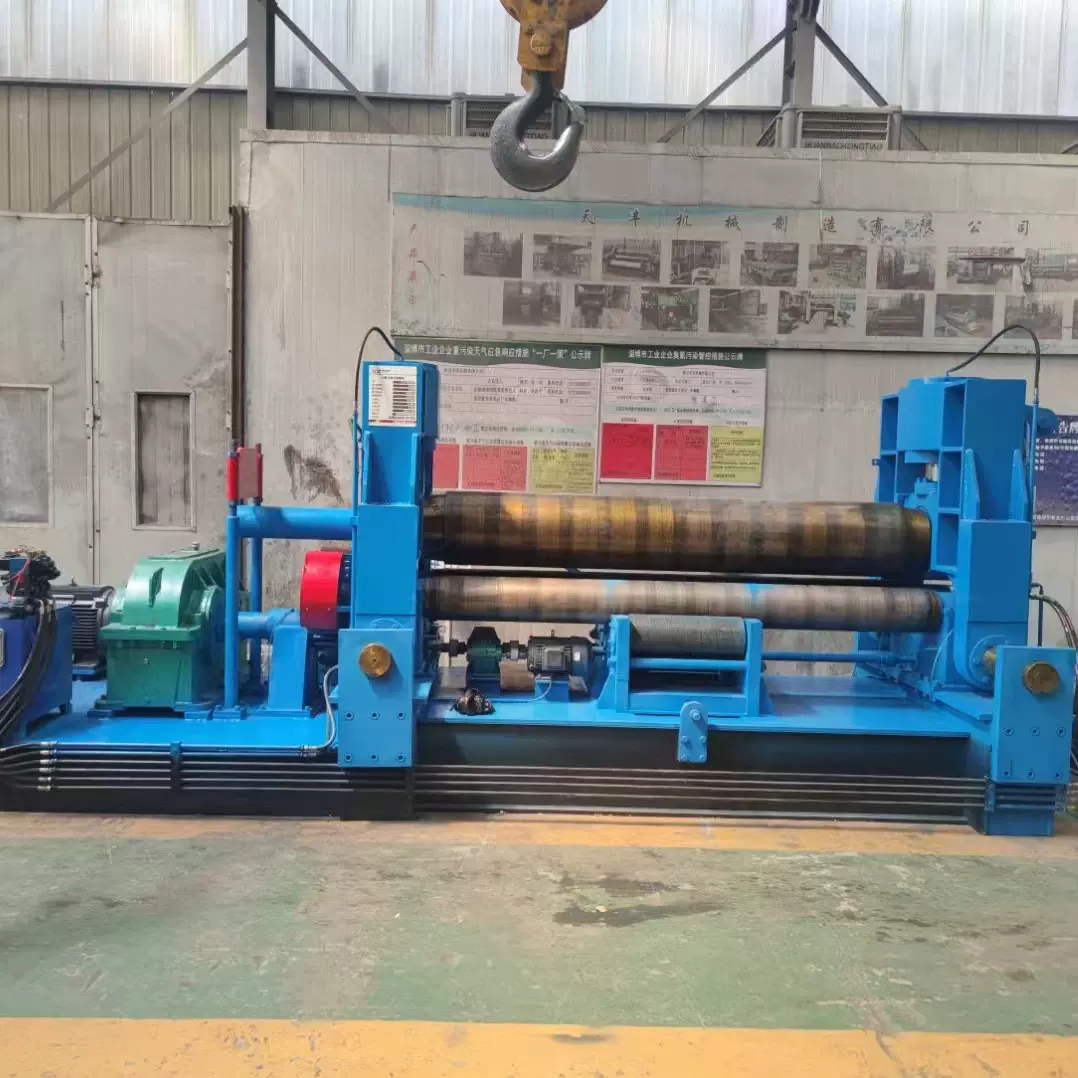 卷板机厂家供应60*3000上辊液压卷板机锰板三轴卷圆机优惠出口
