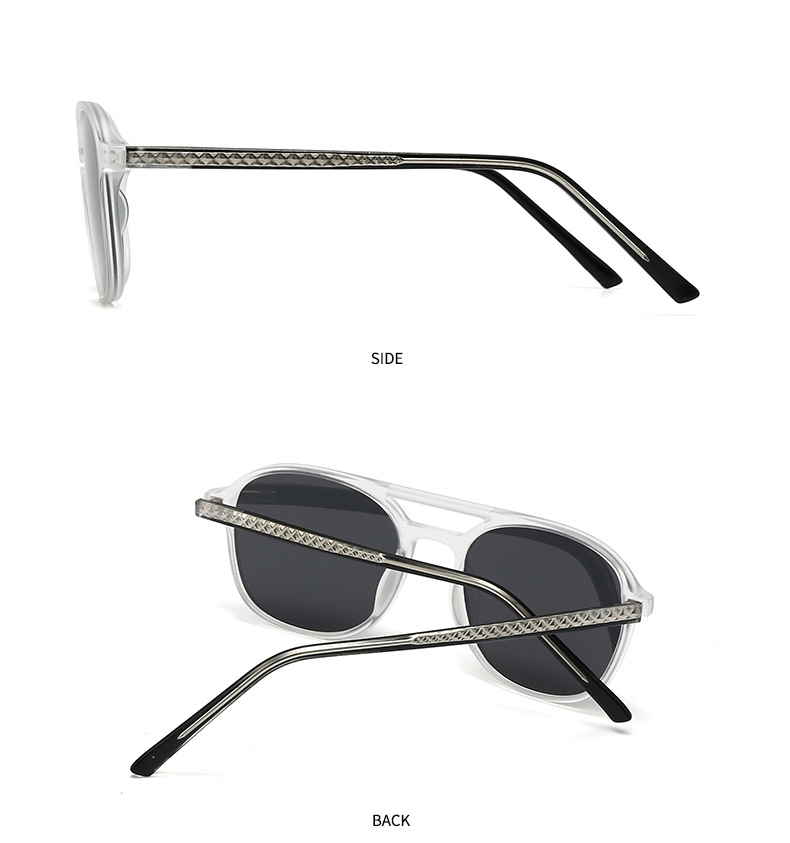 Transfrontaliero Nuovo Uomo Europeo e Americano Pin INS Moda Street Photography Moderno Fascino Retro Occhiali da sole polarizzati Donna 10050_voghion.com