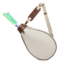 跨境专供羽毛球包网球包大容量单肩斜挎背包壁球包高品质专业拍包