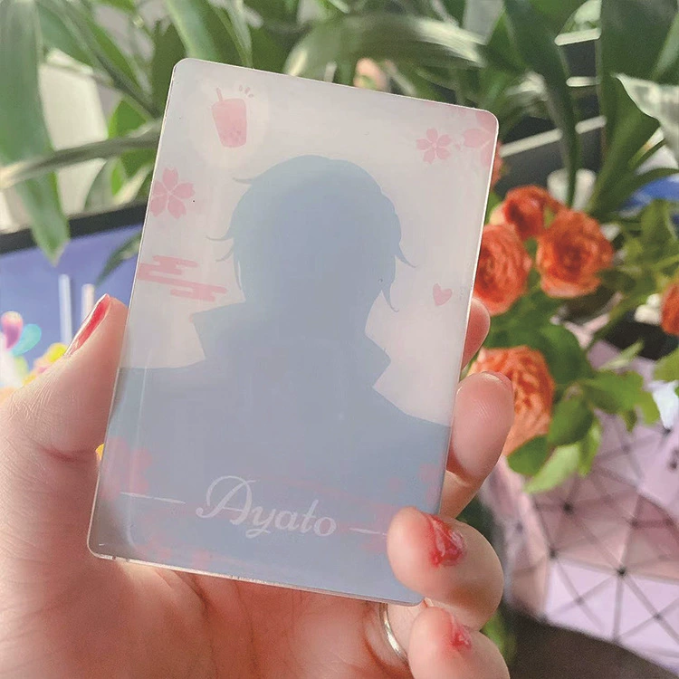 Акриловый быстрый песок Маэджон Customized Animation Peripheral Cartoon Figure Stand DIY Multi-layer Liquid Glitter Laser Ticket