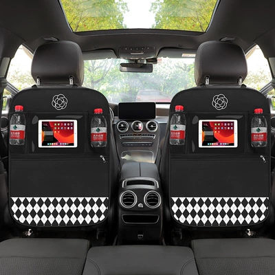 children in the car, Chair back anti-kick pad
